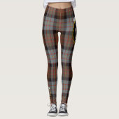 Leggings Ecosse Clan Cameron De Erracht Patiné Crest (Devant)