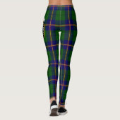 Leggings Ecosse Clan Carmichael Crest moderne Tartan Femmes (Dos)