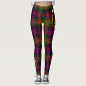 Leggings Ecosse Clan Carnegie Crest moderne Tartan Femmes (Devant)