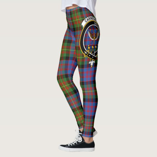 Leggings Ecosse Clan Carnegie Crest Tartan Femmes (Gauche)