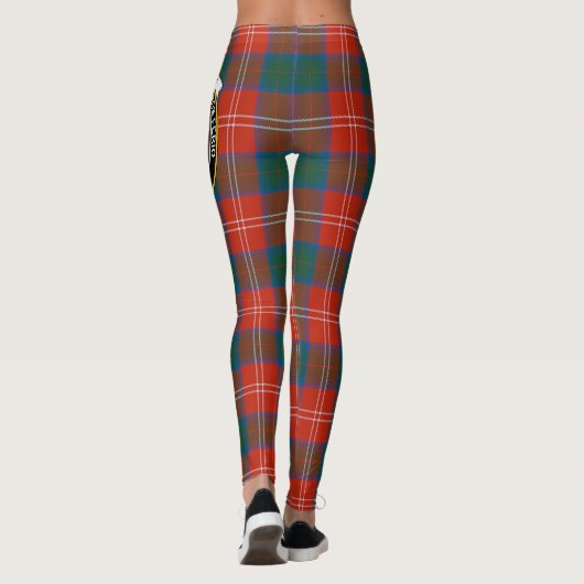 Leggings Ecosse Clan Chisholm Ancienne Crête Tartan Femmes (Dos)