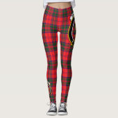Leggings Ecosse Clan Drummond Crest moderne Tartan Femmes (Devant)