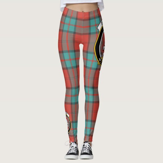 Leggings Ecosse Clan Dunbar Ancienne Cimier Femmes Tartan (Devant)