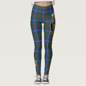Leggings Ecosse Clan Edmonstone Crest Tartan Femmes (Devant)