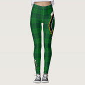 Leggings Ecosse Clan Erskine Chasse Crest Tartan Femmes (Devant)