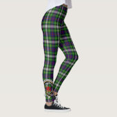 Leggings Ecosse Clan Farquharson Crest Tartan Femmes (Droite)