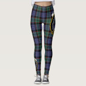 Leggings Ecosse Clan Fletcher Crest moderne Tartan Femmes (Devant)