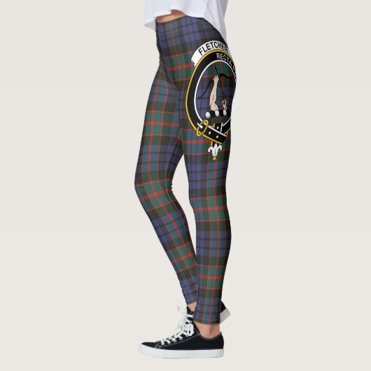 Leggings Ecosse Clan Fletcher de Dunans Crest Tartan femmes (Gauche)