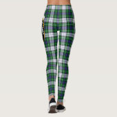 Leggings Ecosse Clan Forbes Robe Crest Tartan Femmes (Dos)