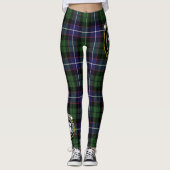 Leggings Ecosse Clan Galbraith Crest Tartan Femmes Leging (Devant)