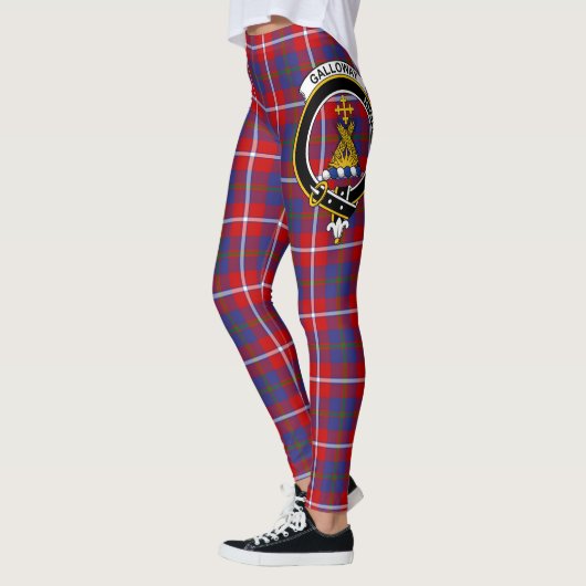 Leggings Ecosse Clan Galloway District Crest Tartan Women (Gauche)