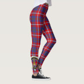 Leggings Ecosse Clan Galloway Red Crest Tartan Femmes (Droite)