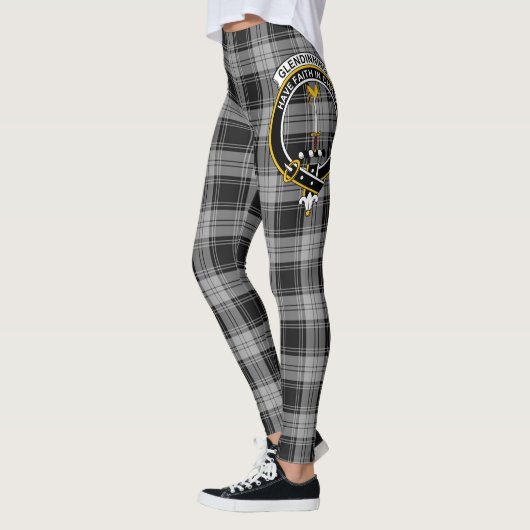 Leggings Ecosse Clan Glendinning Crest Tartan Femmes (Gauche)