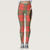Leggings Ecosse Clan Grant Ancienne Crest Tartan Femmes (Devant)