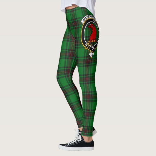 Leggings Ecosse Clan Halkerston Crest Tartan Femmes (Gauche)