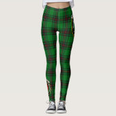 Leggings Ecosse Clan Halkerston Crest Tartan Femmes (Devant)