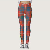 Leggings Ecosse Clan Hamilton Ancienne Crest Tartan Femmes (Devant)