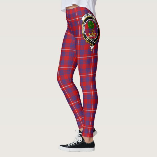 Leggings Ecosse Clan Hamilton Moderne Crest Tartan Femmes (Gauche)