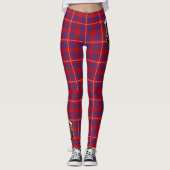 Leggings Ecosse Clan Hamilton Moderne Crest Tartan Femmes (Devant)