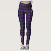Leggings Ecosse Clan Horsburgh Crest Tartan Femmes Leging (Devant)
