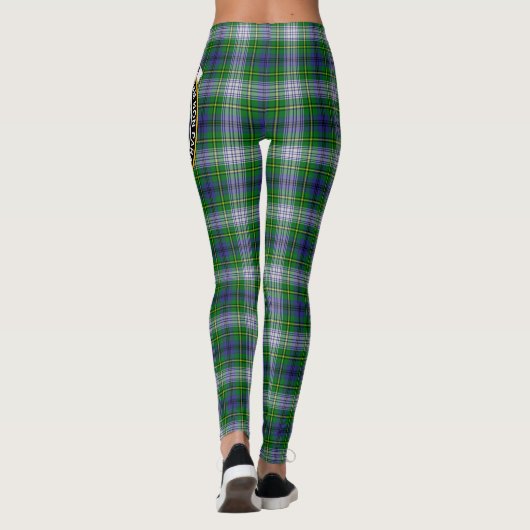 Leggings Ecosse Clan Johnston Robe Crest Tartan Femmes (Dos)