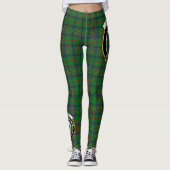 Leggings Ecosse Clan Kennedy Chasse Crest Tartan Femmes (Devant)