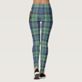 Leggings Ecosse Clan Leslie Chasse Cimier antique Tartan (Dos)