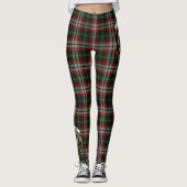 Leggings Ecosse Clan Lindsay Chasse Crest Tartan Femmes (Devant)