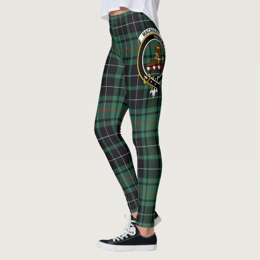 Leggings Ecosse Clan MacAulay Chasse Crest Tartan Femmes (Gauche)