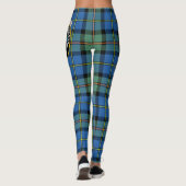 Leggings Ecosse Clan MacCorquodale Crest Tartan Femmes (Dos)