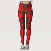 Leggings Ecosse Clan MacDougall Crest Tartan Femmes (Devant)