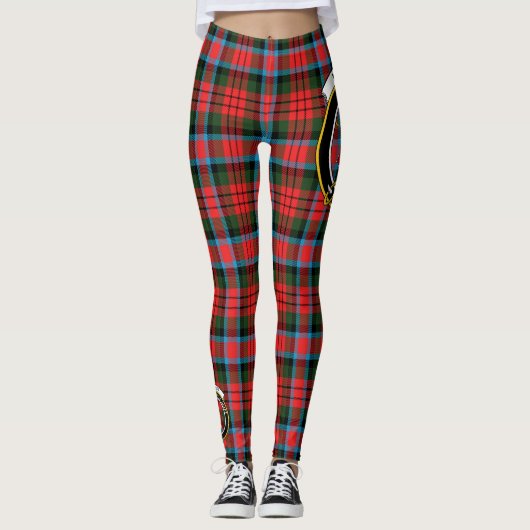 Leggings Ecosse Clan MacDuff Moderne Crête Tartan Femmes (Devant)