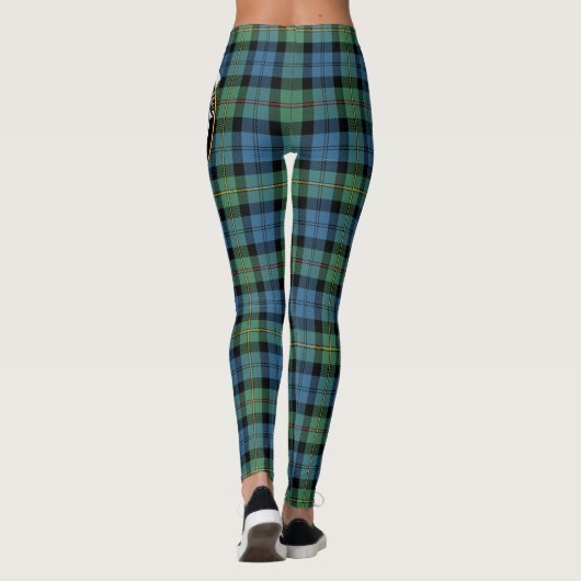 Leggings Ecosse Clan MacEwen Ancienne Crête Tartan Femmes (Dos)