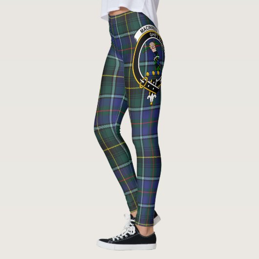 Leggings Ecosse Clan MacInnes Moderne Crest Tartan Femmes (Gauche)