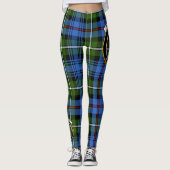 Leggings Ecosse Clan MacKenzie Crest moderne Tartan Femmes (Devant)