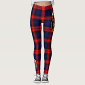 Leggings Ecosse Clan MacLachlan Crest Tartan Femmes (Devant)