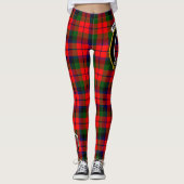 Leggings Ecosse Clan MacNaughtonCrest Tartan Femmes (Devant)