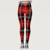 Leggings Ecosse Clan Marjoribanks Crest Tartan Femmes (Devant)