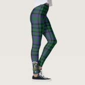 Leggings Ecosse Clan Matheson Chasse Crest Tartan Femmes (Droite)