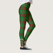Leggings Ecosse Clan Maxwell Chasse Crest Tartan Femmes (Droite)