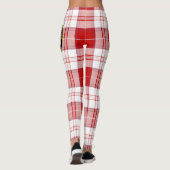 Leggings Ecosse Clan Maxwell Plaid Crest Tartan Femmes (Dos)