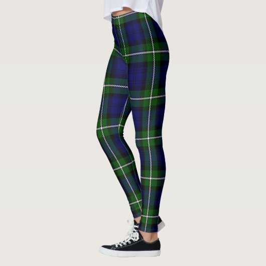 Leggings Ecosse Clan Meldrum Ancienne Tartan Femmes Leging (Gauche)