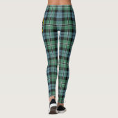 Leggings Ecosse Clan Melville Chasse Crest Tartan Femmes (Dos)