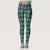 Leggings Ecosse Clan Melville Chasse Crest Tartan Femmes (Devant)