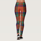 Leggings Ecosse Clan Nicolson Ancienne Crest Femmes Tartan (Dos)