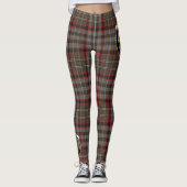 Leggings Ecosse Clan Nicolson Chasse Patinée Crest (Devant)