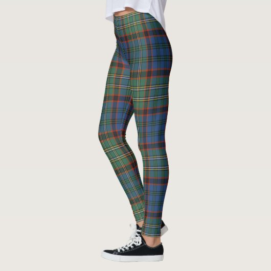 Leggings Ecosse Clan Nicolson Chasse Tartan antique (Gauche)