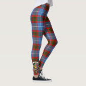 Leggings Ecosse Clan Nicolson Crest moderne Tartan Femmes (Droite)