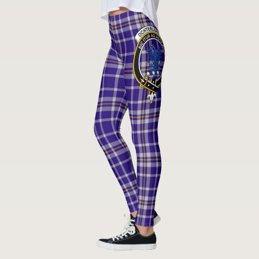 Leggings Ecosse Clan Ochterlony Crest Tartan Femmes (Gauche)