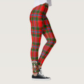 Leggings Ecosse Clan Paterson Red Crest Tartan Femmes (Droite)